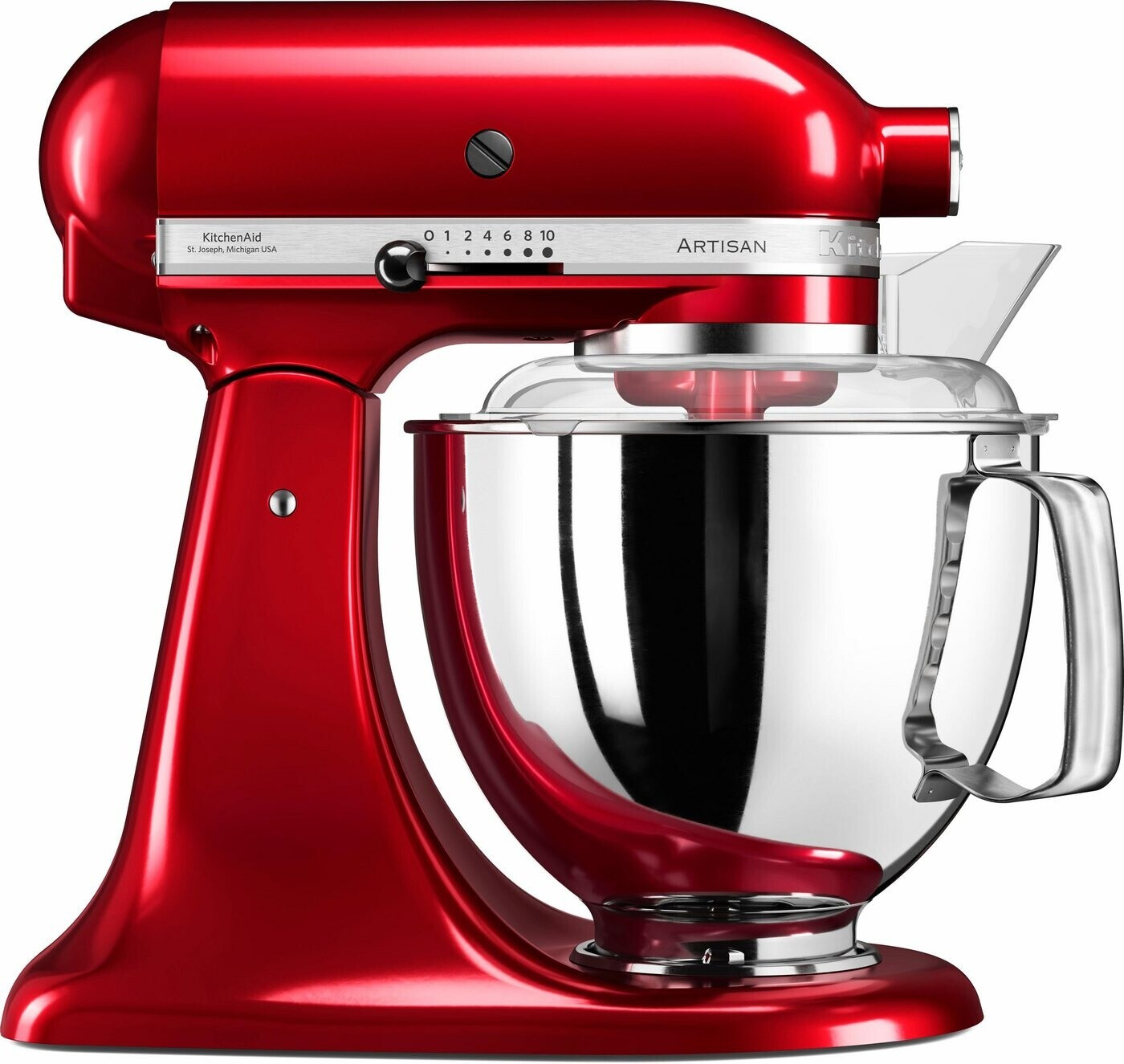 Artisan Empire KitchenAid robot pastelero rojo